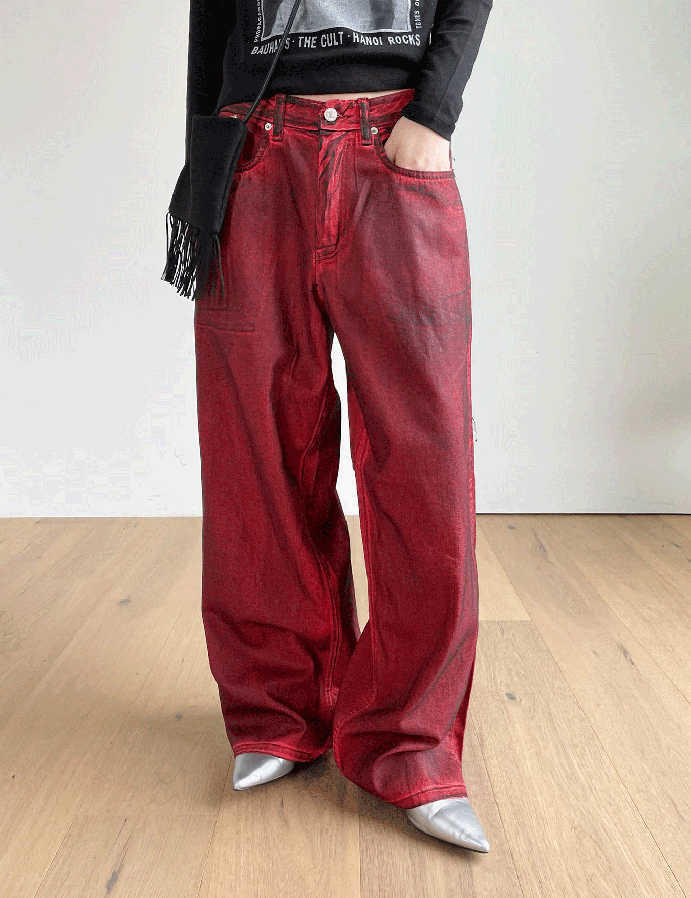 color painted pants (3color)
