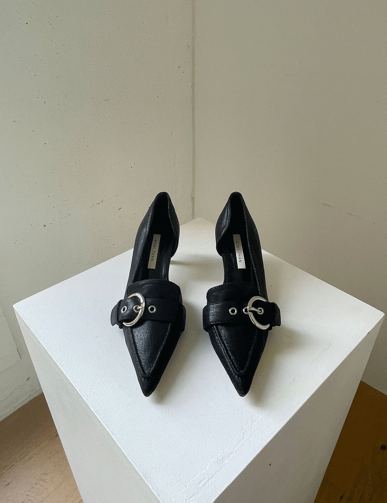 belt pointed heel (3color)