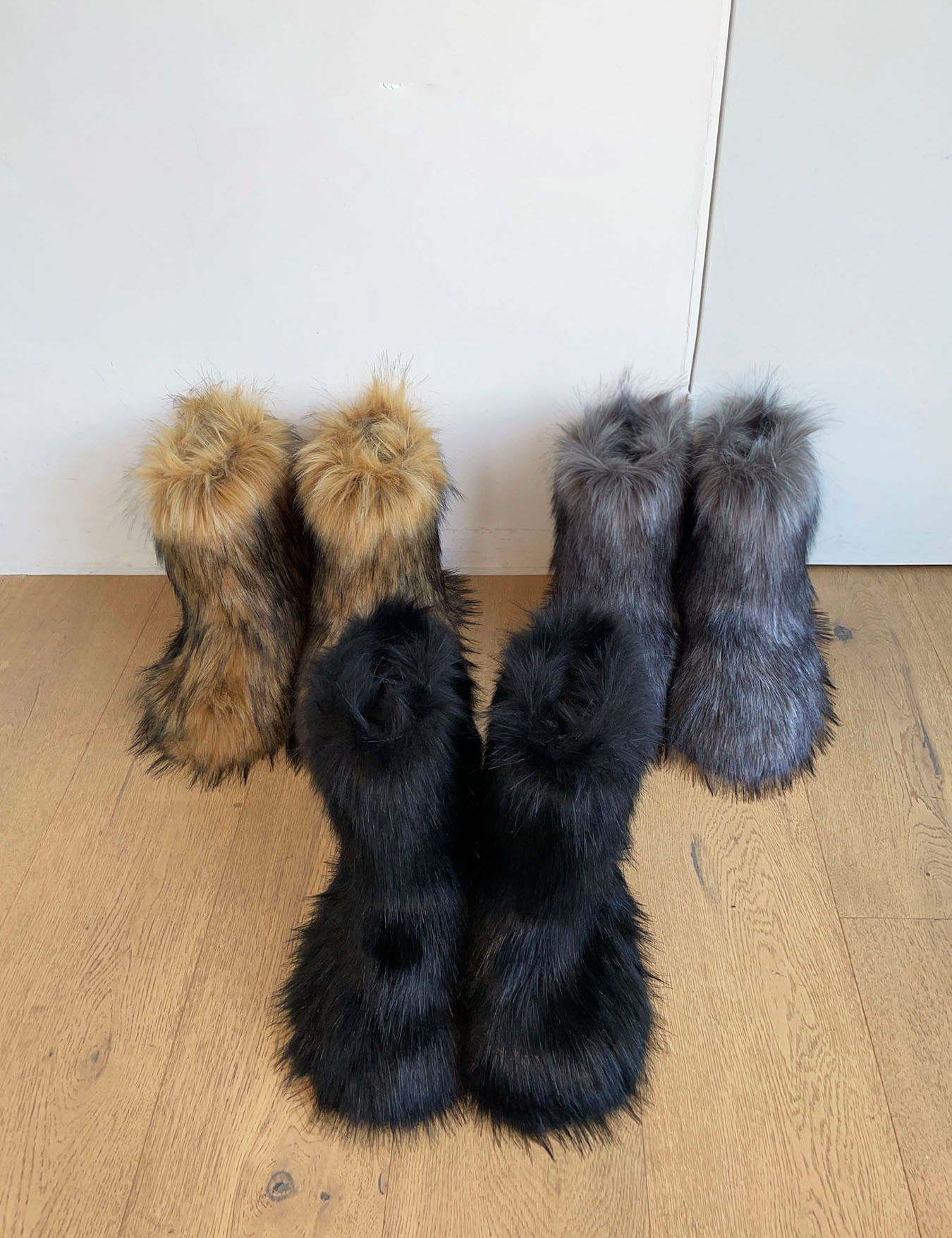 (best!) fake fur boots (3color)