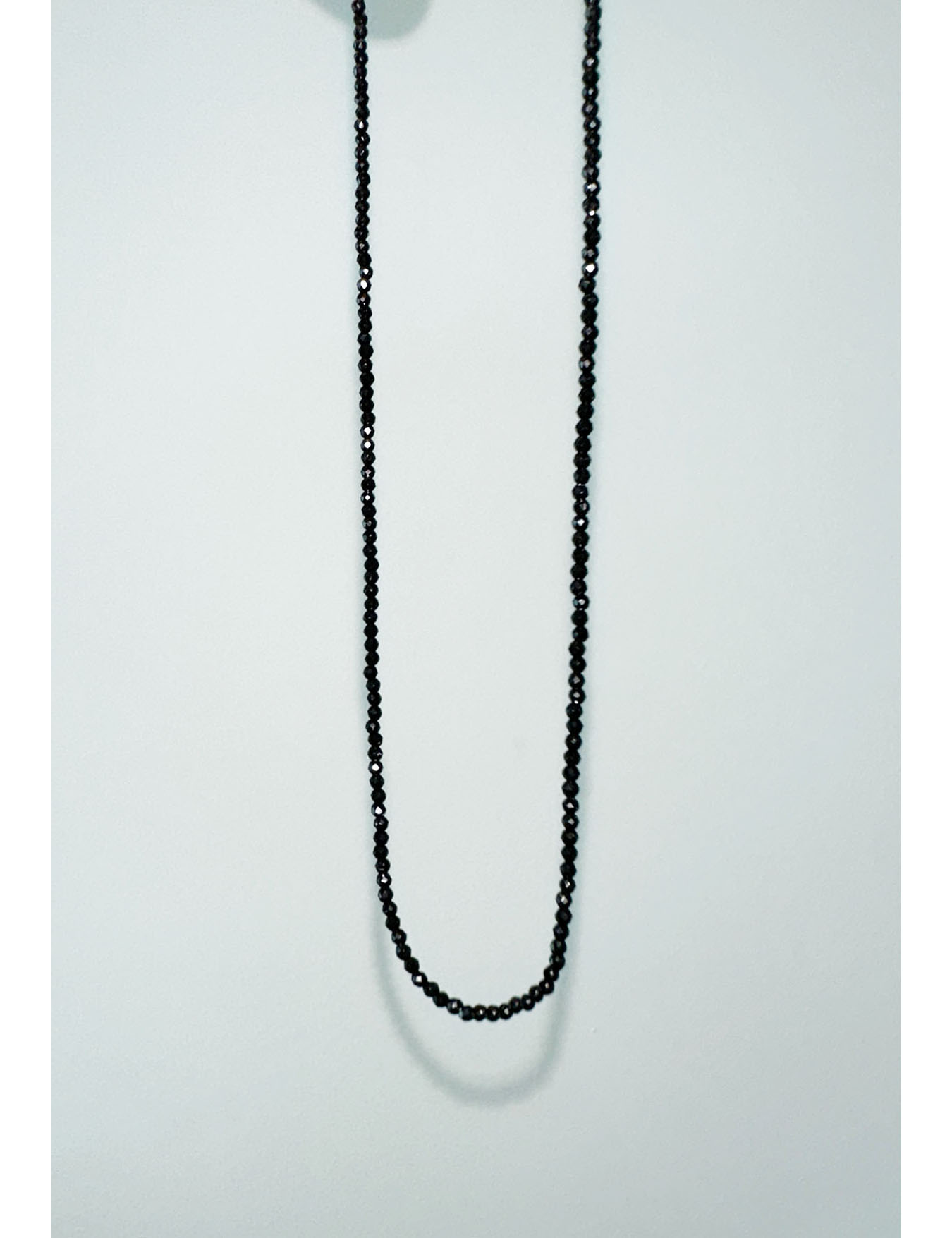 black beads necklace