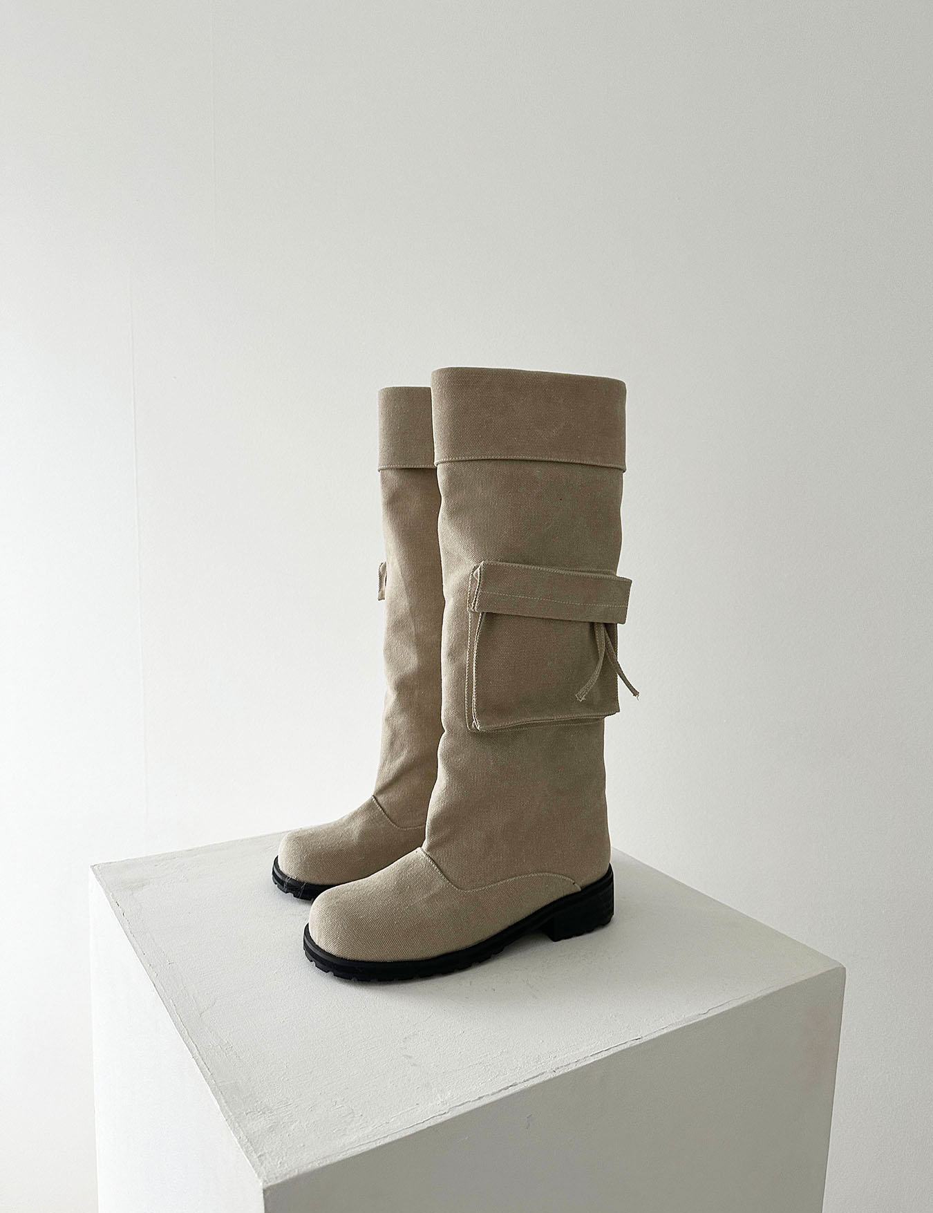 multi pocket boots (2color)