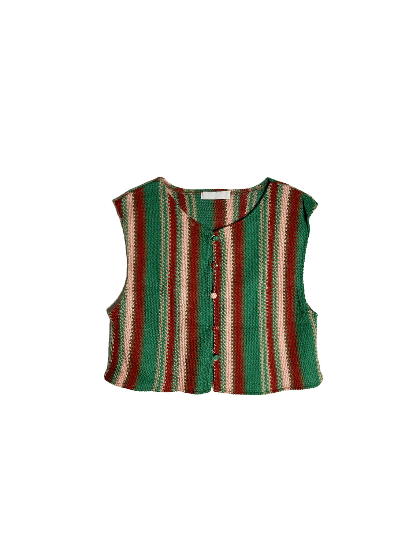 multi knitting vest (2color)
