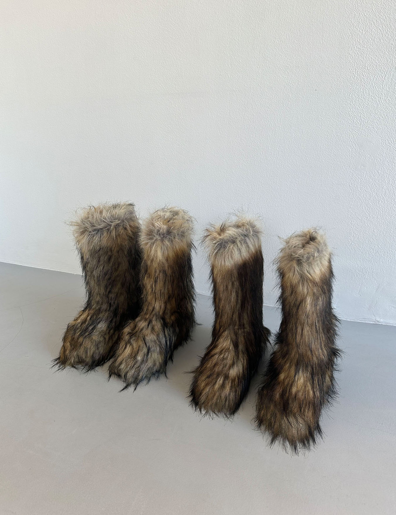 bayaba fur boots (2color)