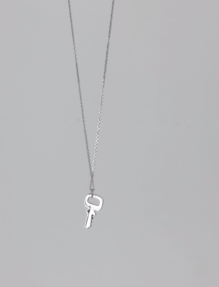 tiny key necklace (2color)