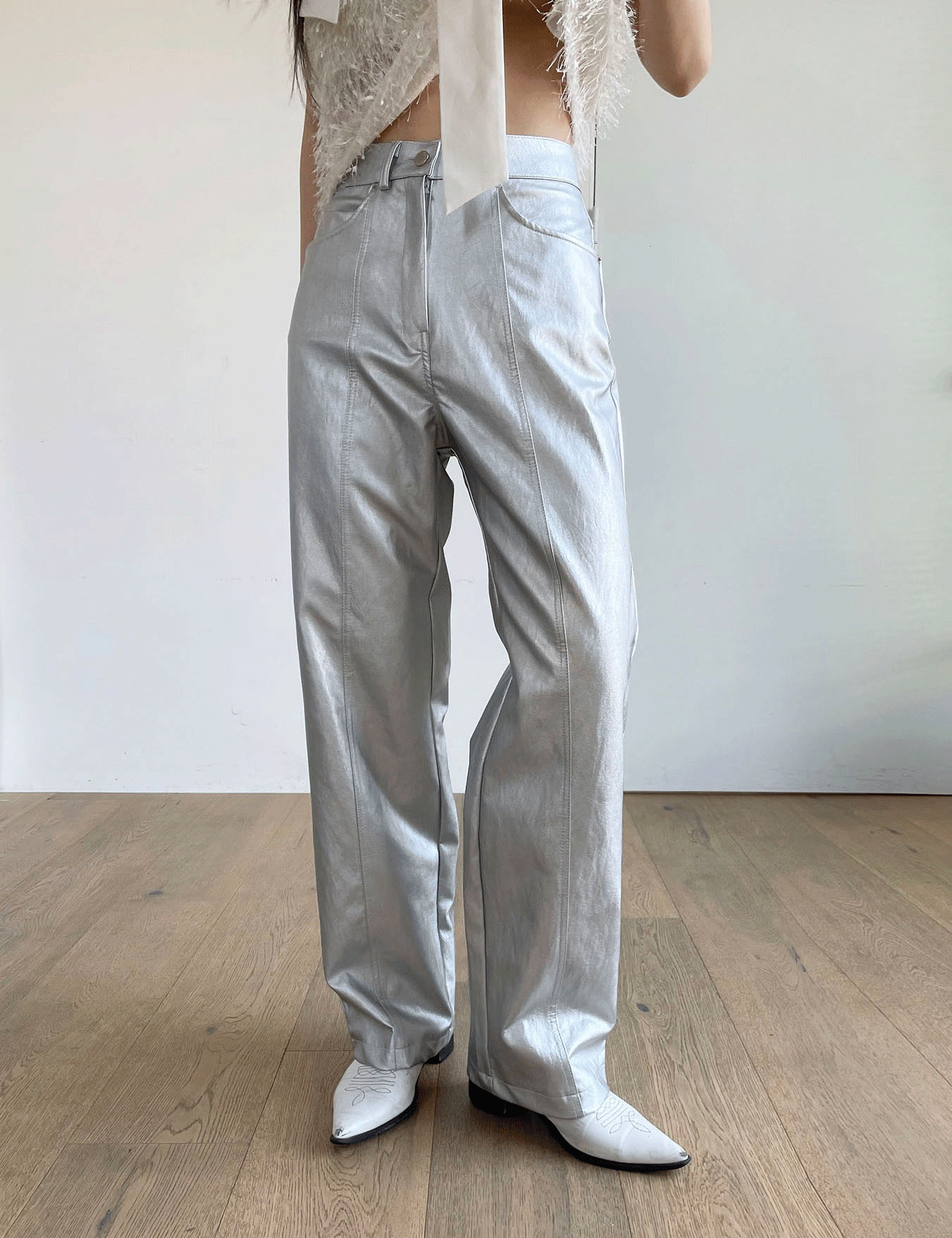 project leather pants (3color)